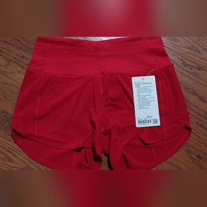 Lululemon Speed Up HR Shorts 4" Lined NWT